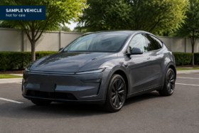 SAMPLE — Gray Electric Crossover — Not for Sale